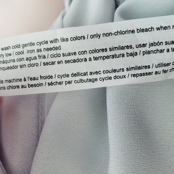 Eloquii Wide Leg Ombre Prism Satin Pants - Picture 9 of 9